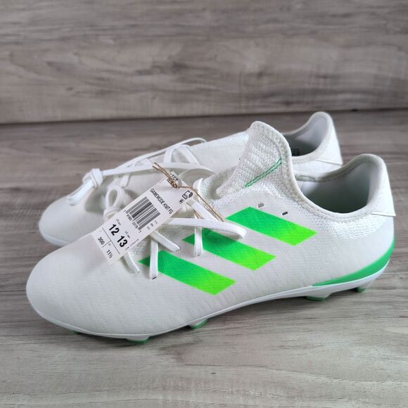 Adidas Gamemode Knit FG Soccer Cleats G57880 Mens Size 12 White/Green 2021 - Picture 1 of 11